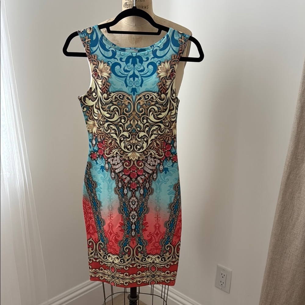 Crew Beck Multicolor Sleeveless Dress